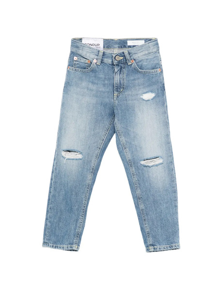  Dondup Kids Vaqueros Brighton Con Efecto Envejecido - Azul 
