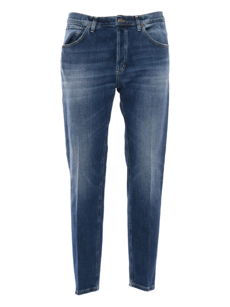  Dondup Kids Vaqueros Brighton Con Logo - Azul 