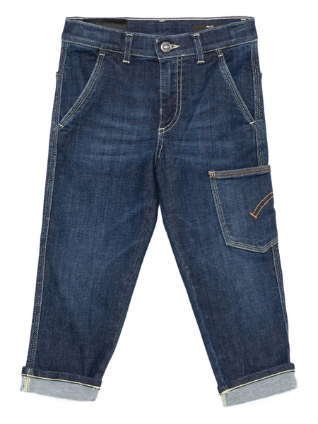  Dondup Kids Vaqueros Con Bajos Ajustados - Azul 