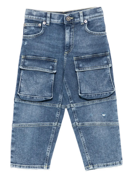  Dondup Kids Vaqueros Con Múltiples Bolsillos - Azul 