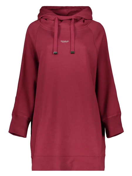  Dondup Sudadera Larga De Algodón Con Capucha - Rojo 