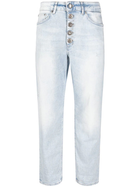  Dondup Vaqueros Capri De Talle Medio - Azul 
