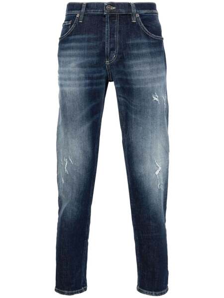  Dondup Vaqueros Con Efecto Envejecido - Azul 