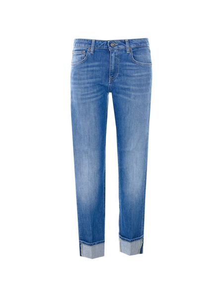  Dondup Vaqueros Skinny Con Parche Del Logo - Azul 