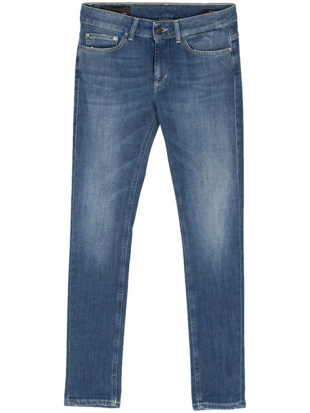  Dondup Vaqueros Skinny Monroe De Talle Bajo - Azul 
