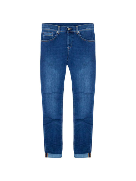  Dondup Vaqueros Slim Con Acabado Desgastado - Azul 