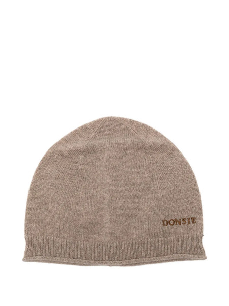  Donsje Gorro Con Logo Bordado - Marrón 