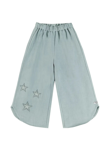  Donsje Vaqueros Con Estrella Estampada - Azul 