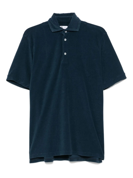  Doppiaa Polo De Tejido De Rizo - Azul 