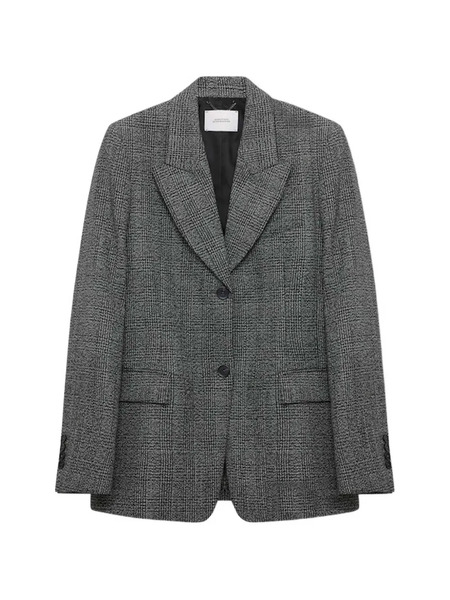  Dorothee Schumacher Blazer A Cuadros - Gris 