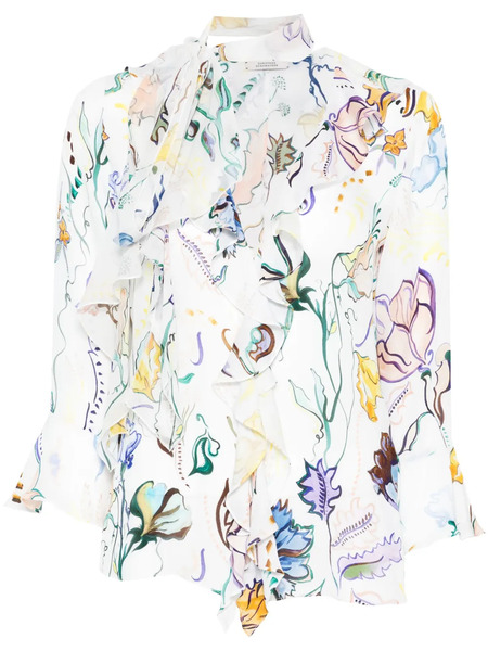  Dorothee Schumacher Camisa Con Estampado Floral - Blanco 