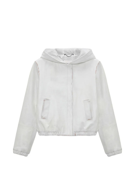  Dorothee Schumacher Chaqueta Sleek Statement Con Capucha - Blanco 