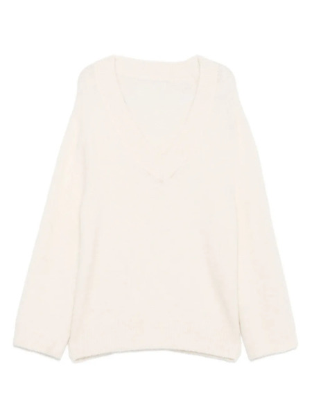  Dorothee Schumacher Jersey Con Cuello En V - Blanco 