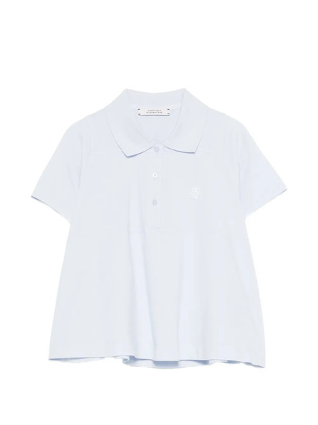  Dorothee Schumacher Polo Sporty Romance De Manga Corta - Azul 