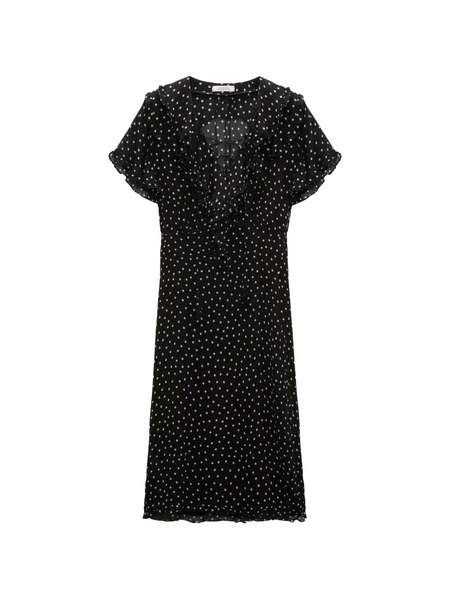  Dorothee Schumacher Vestido Midi Dancing Dots - Negro 