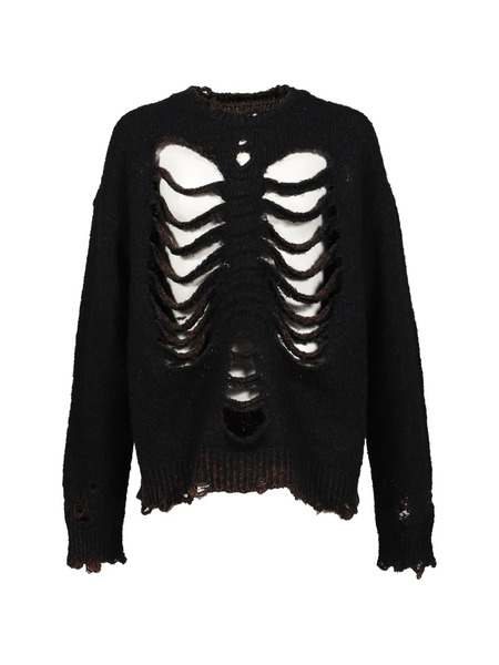  Doublet Distressed-effect Sweater - Negro 