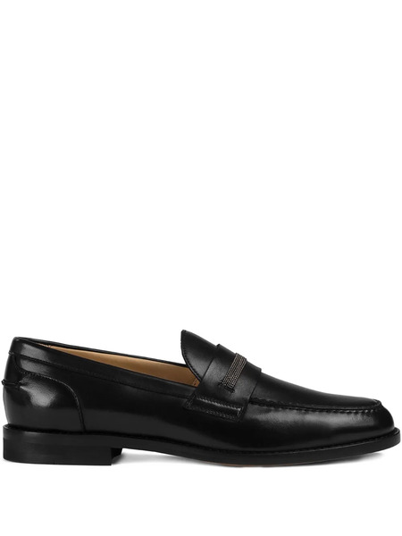  Doucal's Mocasines Con Apliques - Negro 