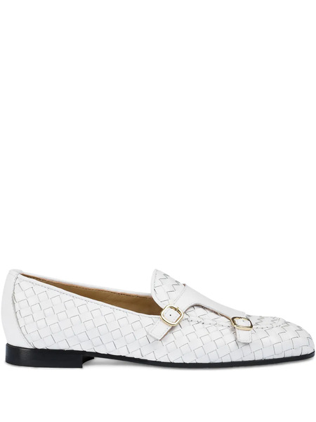  Doucal's Mocasines Con Doble Hebilla - Blanco 