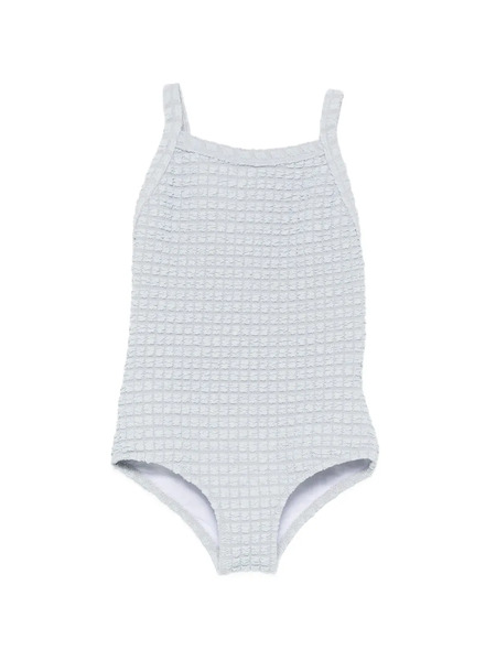  Douuod Kids Bañador Texturizado Con Detalle De Lazo - Azul 