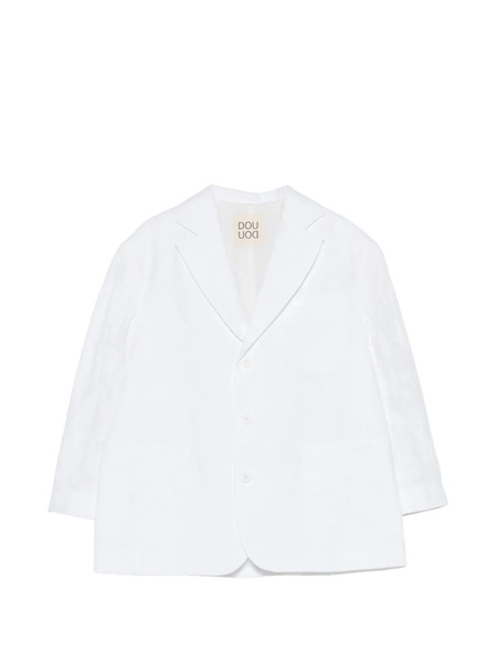  Douuod Kids Blazer Con Botones - Blanco 
