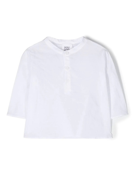  Douuod Kids Camisa Con Cuello Redondo - Blanco 