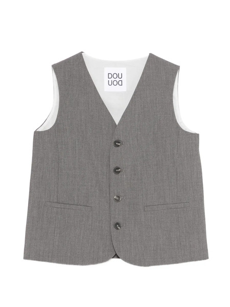  Douuod Kids Chaleco Con Botones - Gris 