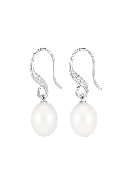  Dower And Hall Pendientes Largos - Plateado 