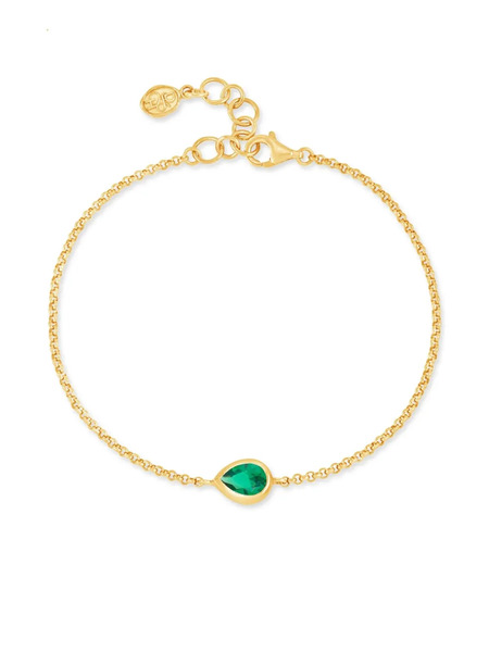  Dower And Hall Pulsera Pear Chain - Dorado 