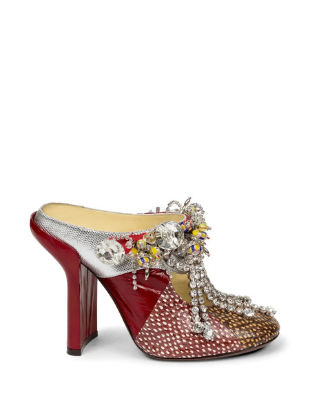  Dries Van Noten Mules Con Apliques - Neutro 