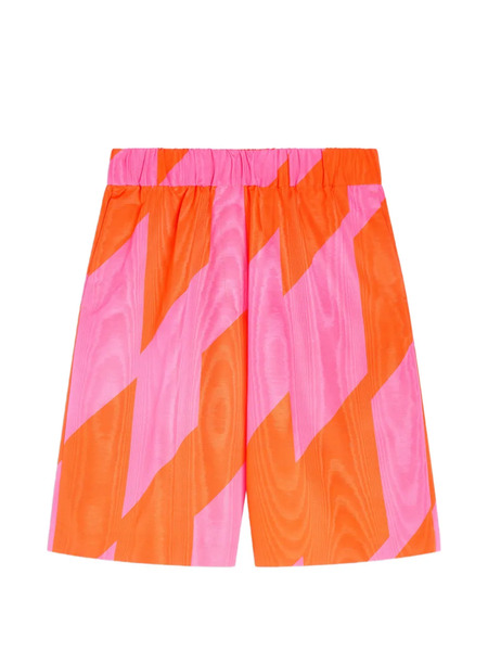  Dries Van Noten Shorts Estampados - Naranja 