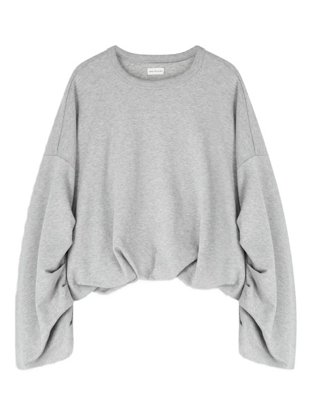  Dries Van Noten Sudadera Drapeada - Gris 