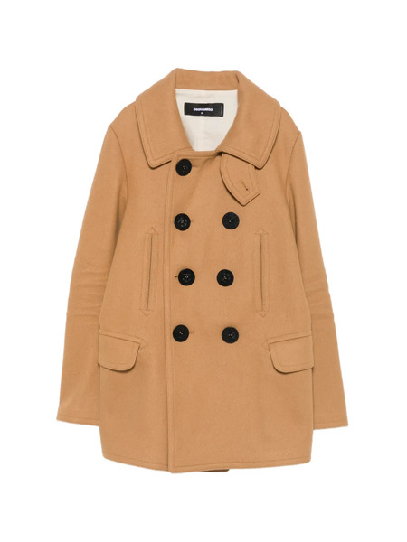  Dsquared2 Abrigo Con Doble Botonadura - Marrón 