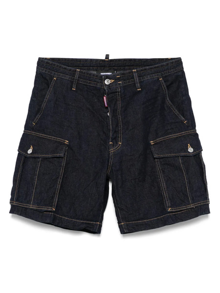  Dsquared2 Bermudas Cargo Vaqueras - Azul 