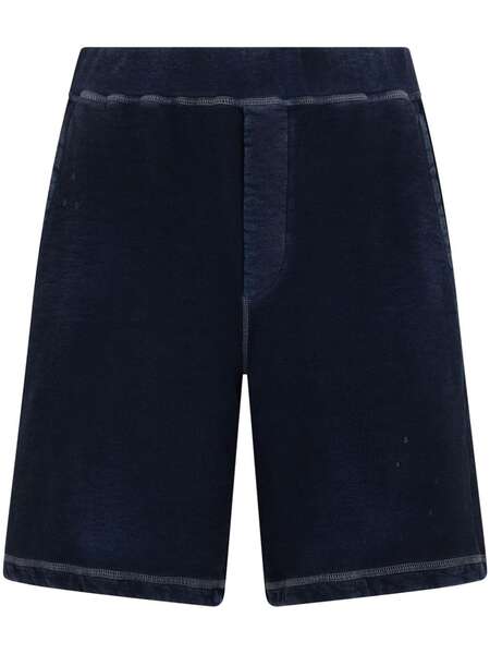  Dsquared2 Bermudas Con Logo Estampado - Azul 