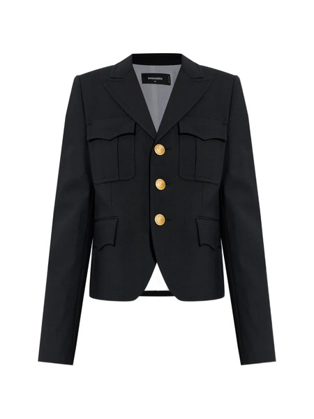  Dsquared2 Blazer Con Botones - Negro 