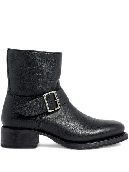  Dsquared2 Botines Harley Con Hebilla - Negro 