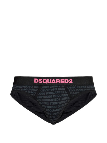  Dsquared2 Bragas Con Logo - Negro 