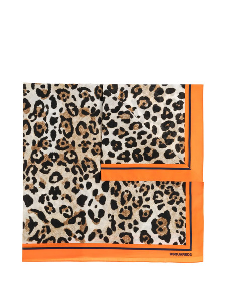  Dsquared2 Bufanda Con Animal Print - Neutro 