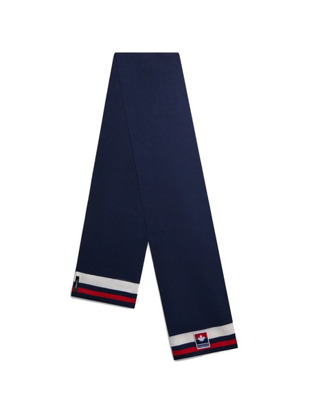  Dsquared2 Bufanda Con Detalle De Rayas - Azul 