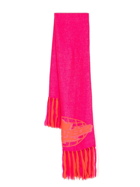  Dsquared2 Bufanda Con Logo Estampado - Rosa 