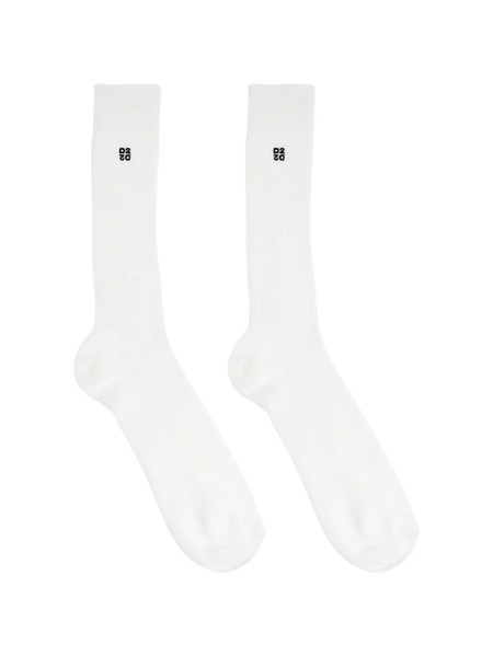  Dsquared2 Calcetines Con Logo - Blanco 