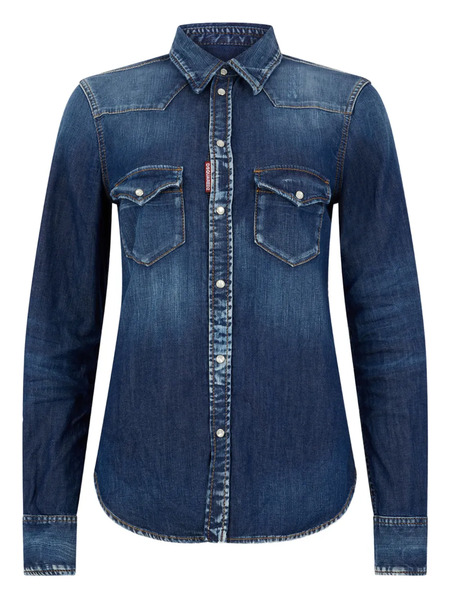  Dsquared2 Camisa Con Botones - Azul 