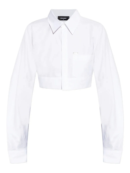  Dsquared2 Camisa De Algodón - Blanco 