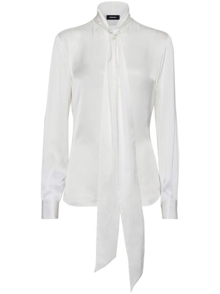  Dsquared2 Camisa Paris Bow - Blanco 