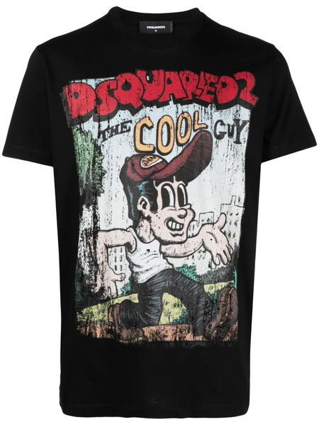  Dsquared2 Camiseta Cigarette - Negro 