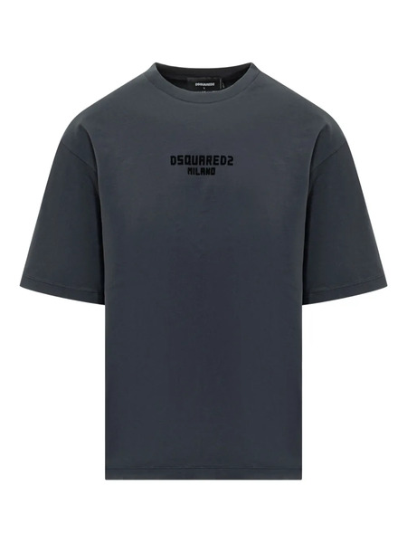  Dsquared2 Camiseta Con Logo En Relieve - Negro 