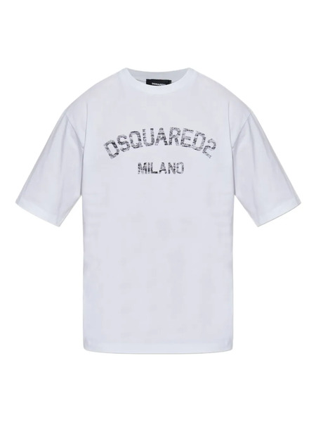  Dsquared2 Camiseta De Algodón - Blanco 