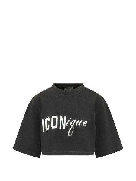  Dsquared2 Camiseta Estampada - Negro 