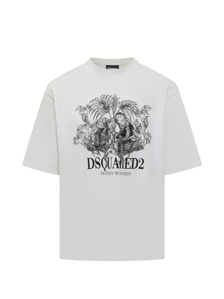  Dsquared2 Camiseta Holgada - Blanco 