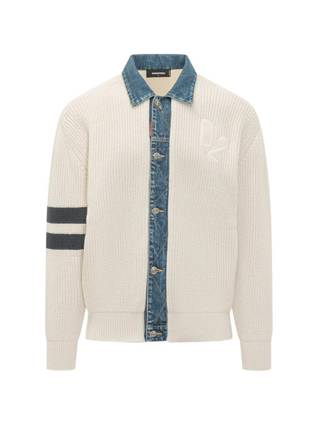  Dsquared2 Cárdigan A Paneles - Neutro 